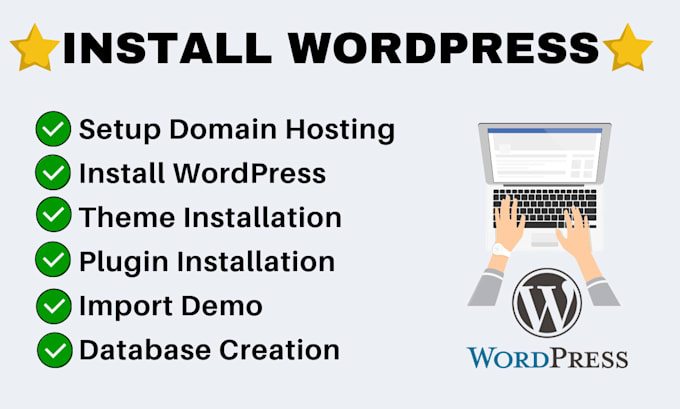 install wordpress theme and upload demo within 2 hours