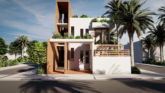 create realistic exterior renders