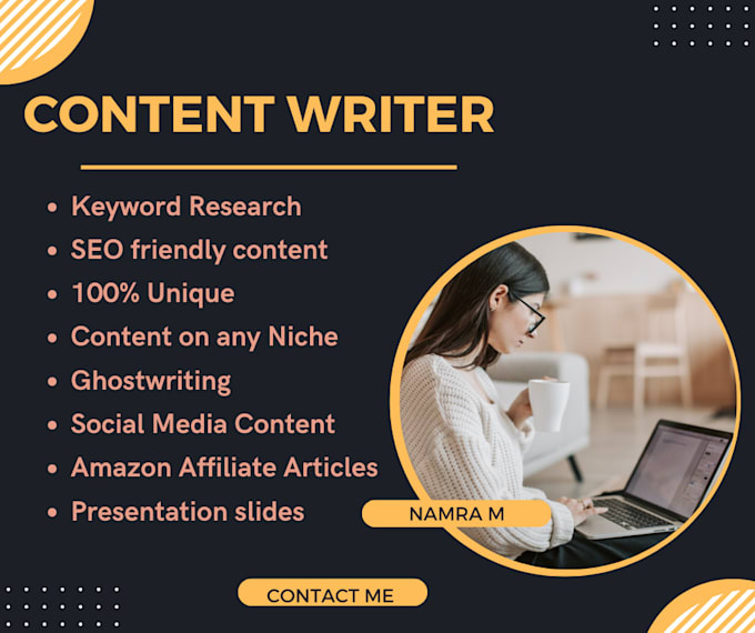 write SEO optimized article or blog