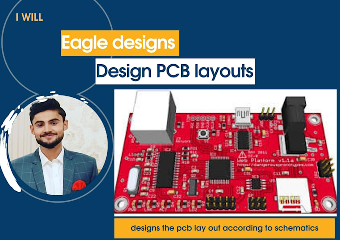 design schematics, pcbs and 3d cad on eagle and proteus
