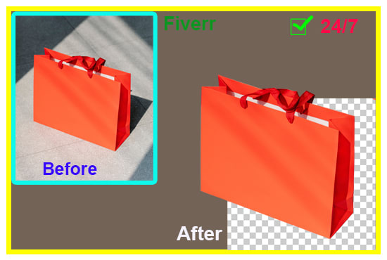background remove and retouch photo editing