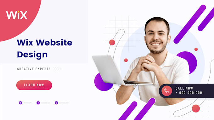 create wix website design or wix website redesign