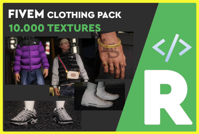 Sell you custom clothing pack for fivem and textures by Aggelosdm | Fiverr