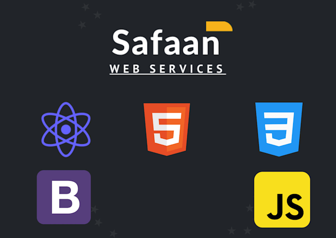 Do front end development with html css react js bootstrap by Safaan1 ...