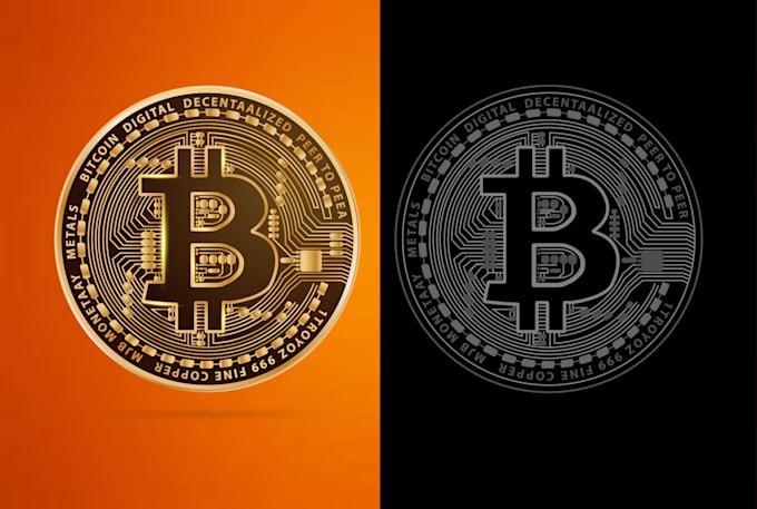 do any 3d gold coin token bitcoin crypto design