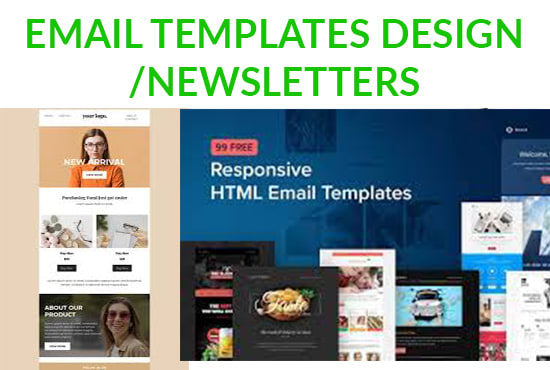 design a professional newsletter or HTML email template