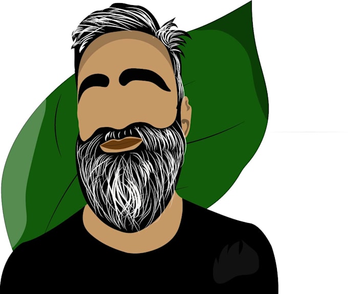 draw a minimalistic vector portrait for you