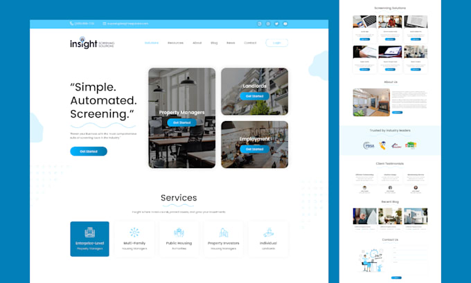 premium quality design UI and UX for website design