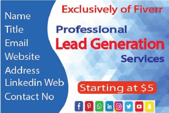 do b2b leads generation and email list building