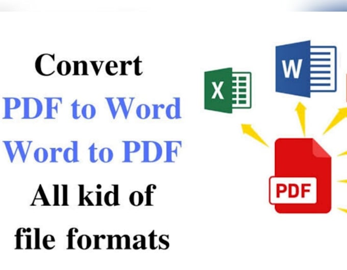 do pdf file convert to word, excel