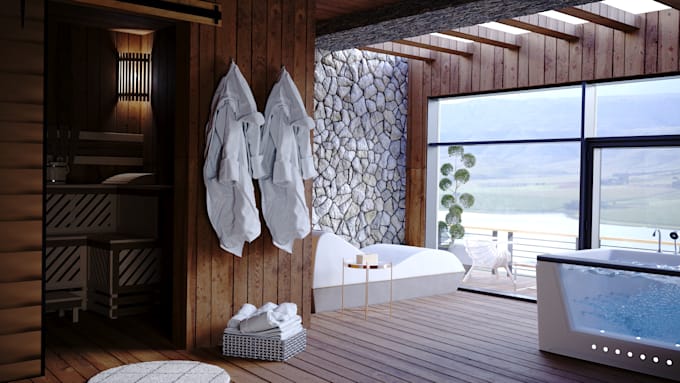 Do interior design with realistic 3d visualization by Danilzamriy | Fiverr