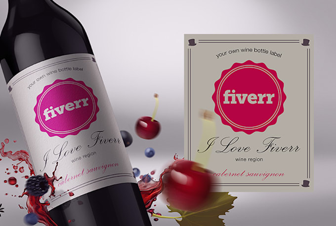 Be Your Personal Designer To Create Simple Professional Wine Label By Teodorcho Fiverr