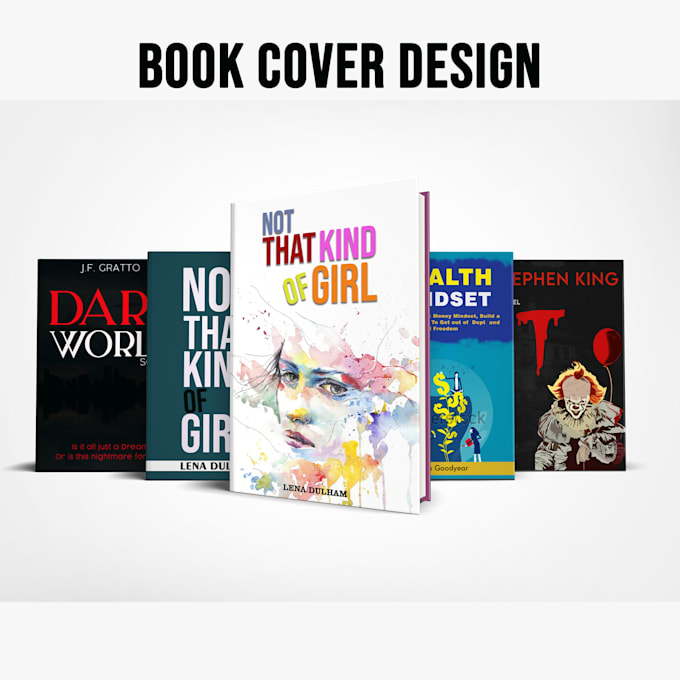 Create ebook cover design, book cover design and amazon kdp cover by