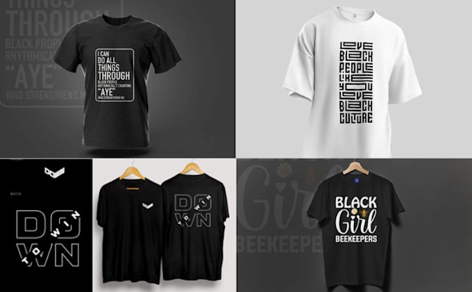 custom tshirt design, unique typography and personalized tshirts