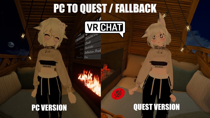 Convert Your Pc Vrchat Avatar To Quest And Fallback By Axart33 Fiverr