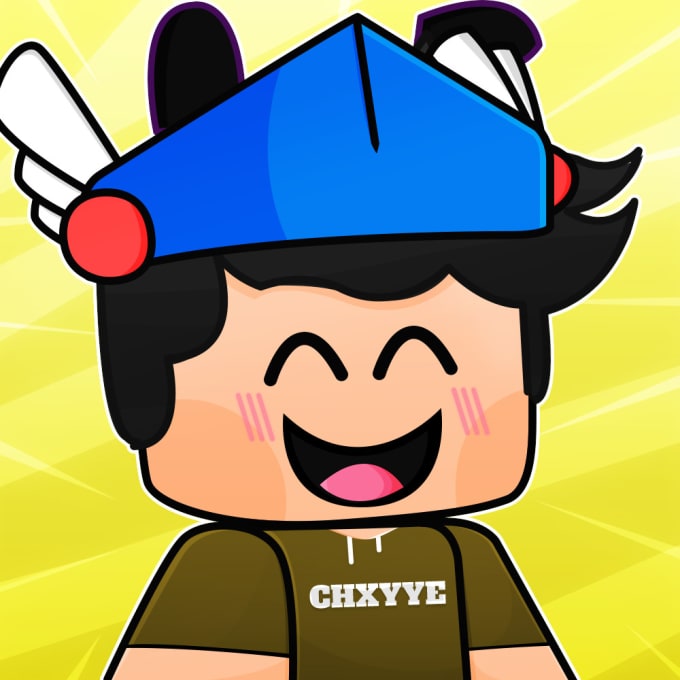 Make you a roblox cartoon logo by Chxyye | Fiverr