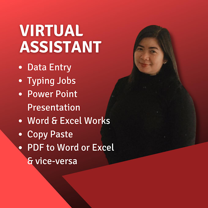 do data entry, typing, copy paste, excel data entry, word to PDF, excel to PDF