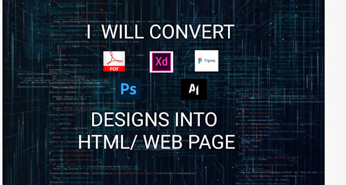 Convert your designs into responsive html css designs by Serah_wakaba ...