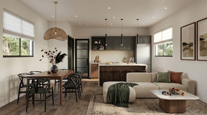 design house interior, exterior and rendering 3d images