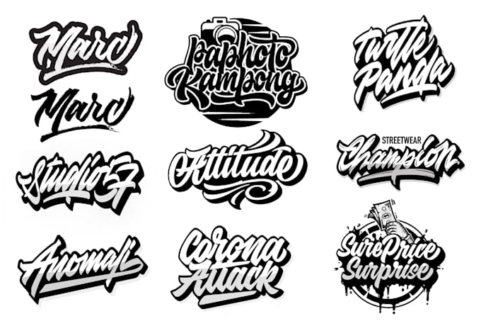 create your logo in hand lettering