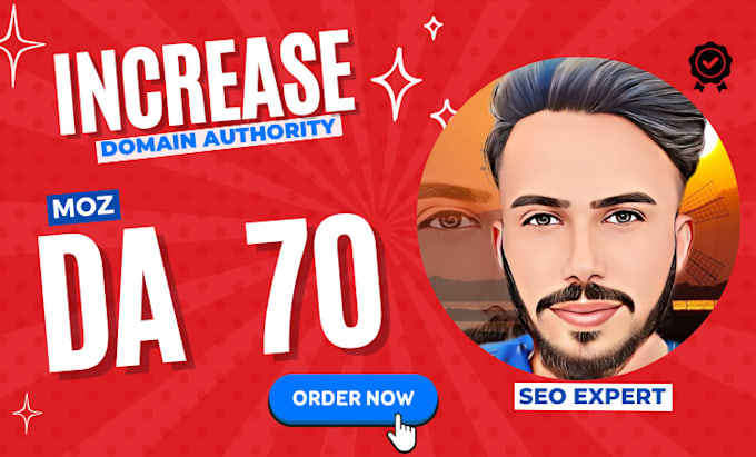 increase moz da domain authority 50 to  70
