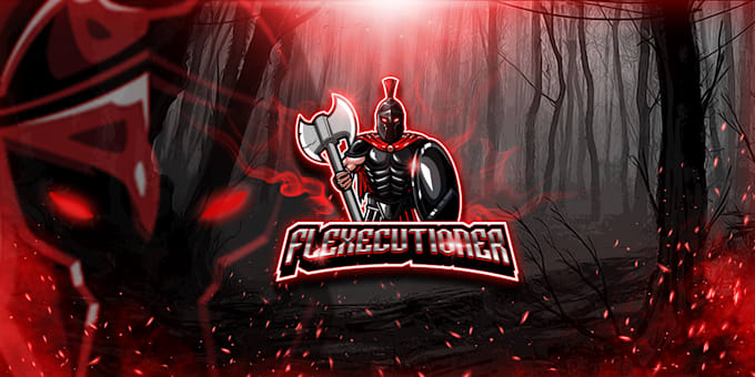 design your gaming mascot logo and overlay for twitch stream