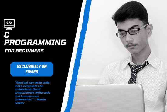 Teach you the basics of c programming by Debarshiroy333 | Fiverr