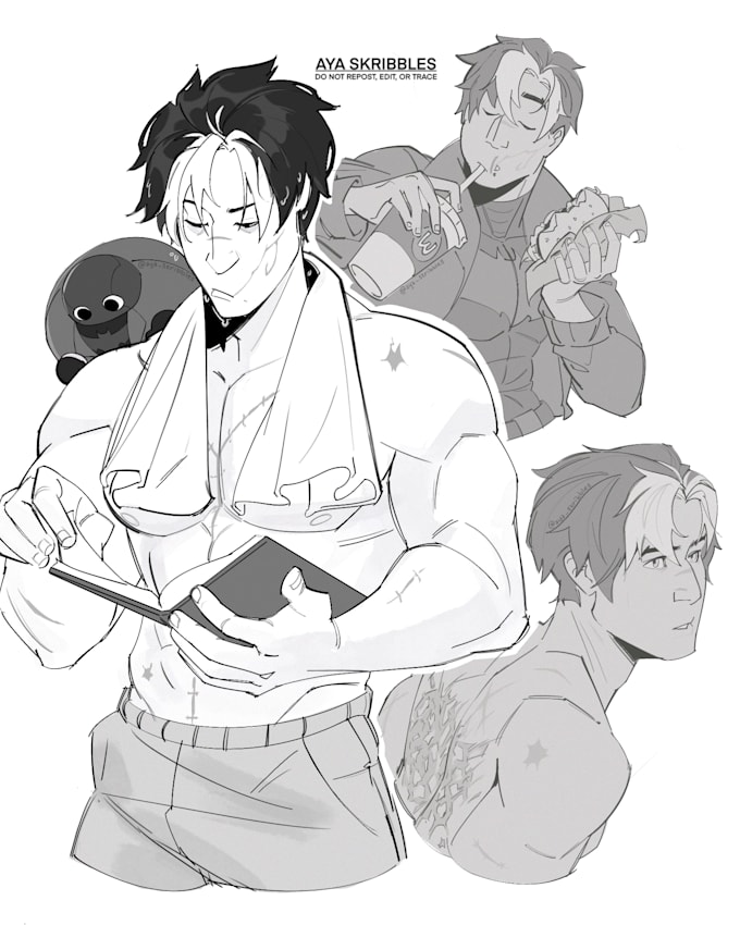 draw a polished character sketch