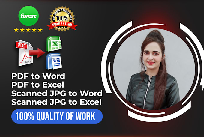 convert pdf to excel, word or csv