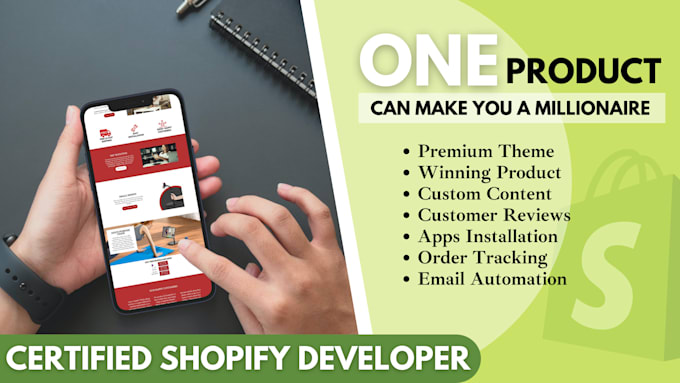 create a branded one product shopify dropshipping store