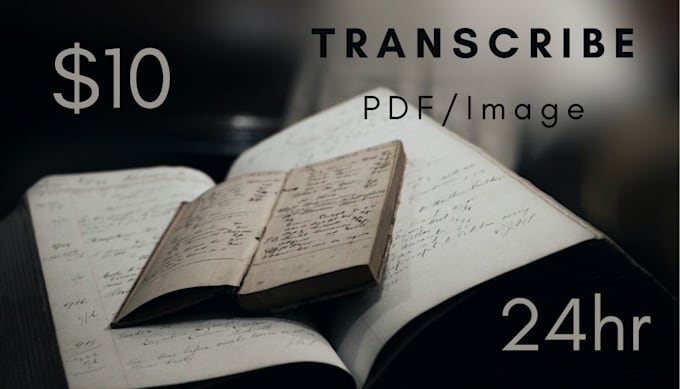 transcribe and format a PDF or image