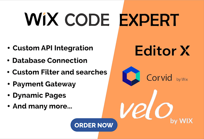 Customize your wix site with wix code, corvid, velo and databases