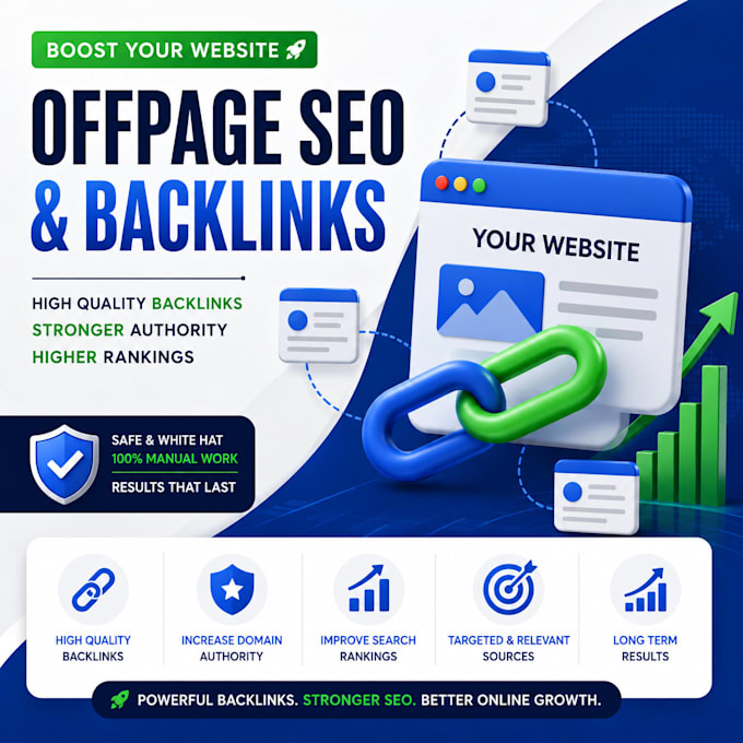 do complete off page SEO high quality dofollow backlinks for google top ranking