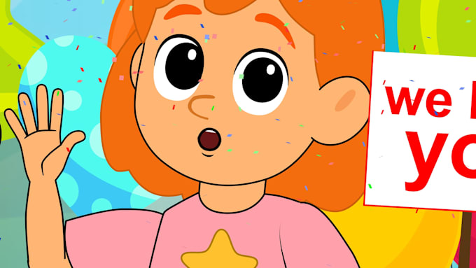 create 2d animation videos for kids