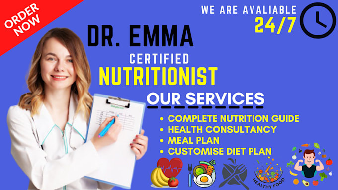 be your dietitian and make your meal plan