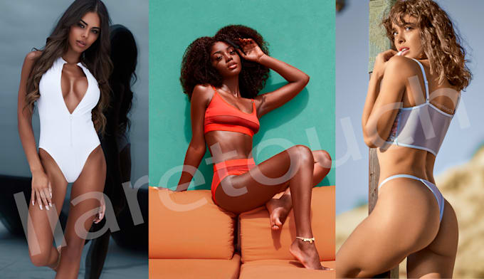 retouch full body swimsuit lingerie boudoir photo, photo editing