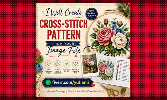 create cross stitch pattern from your image