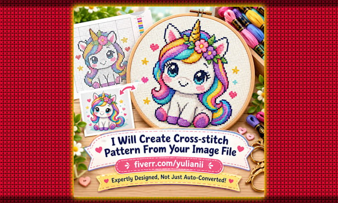 create cross stitch pattern from your image