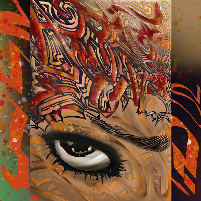 illustrate nft figures and abstract illustrations