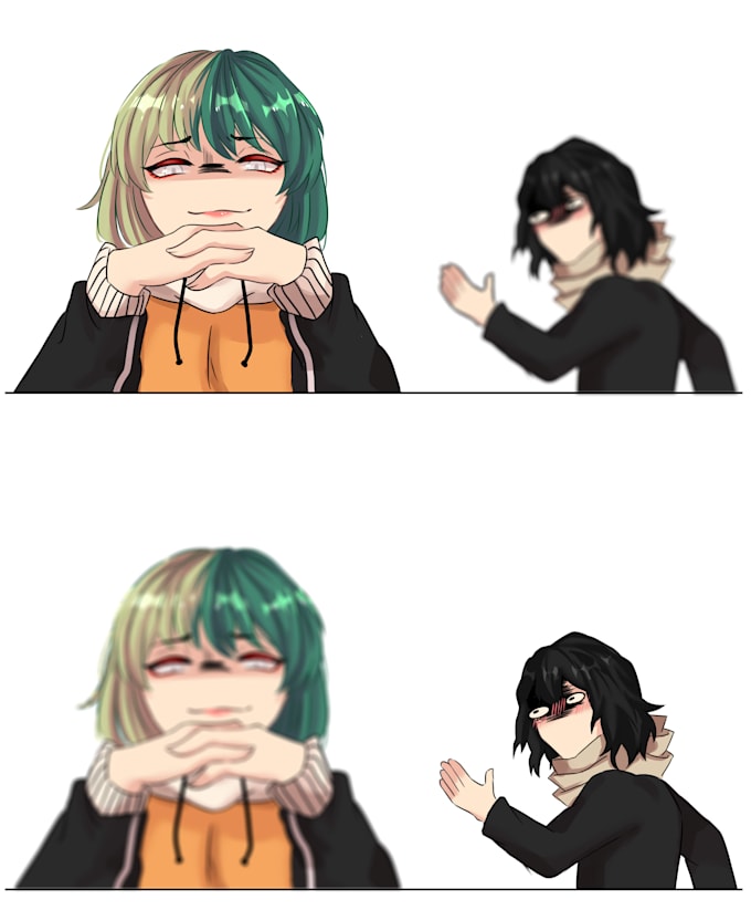 draw bust up commissions