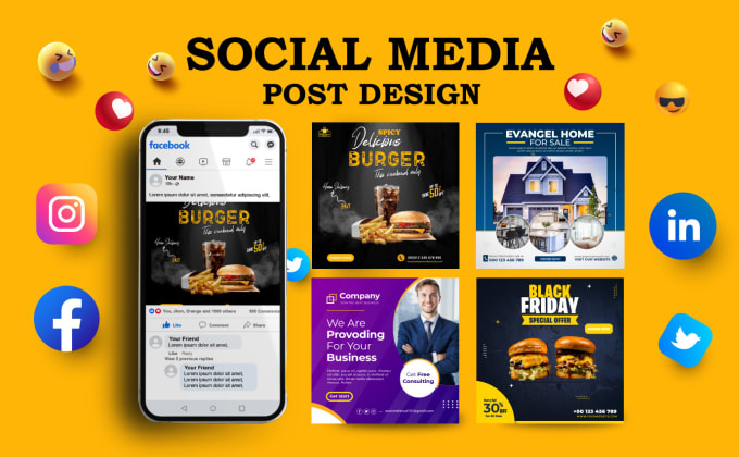 Design facebook instagram posts ads and social media banner for you by ...