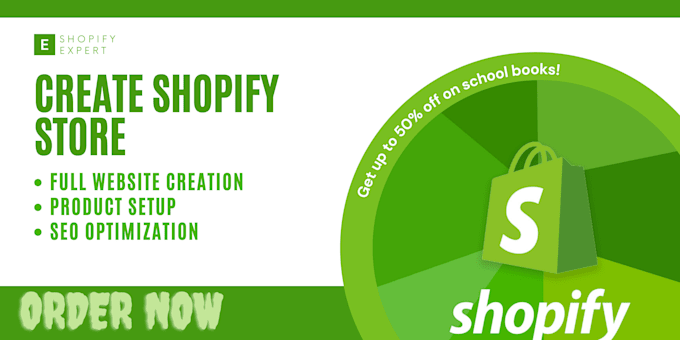 create shopify store and shopify website design
