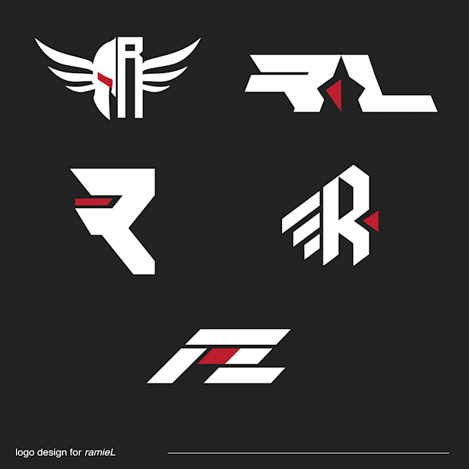 make your gaming futuristic logo branding