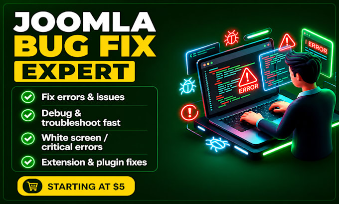 fix customize and develop your joomla website professionally