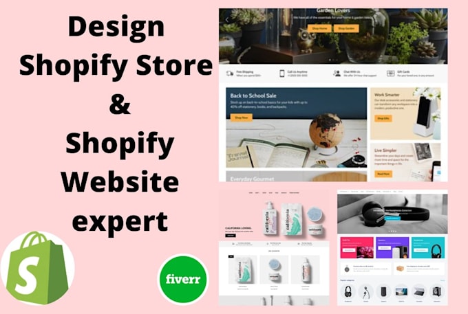 create shopify store or design shopify website