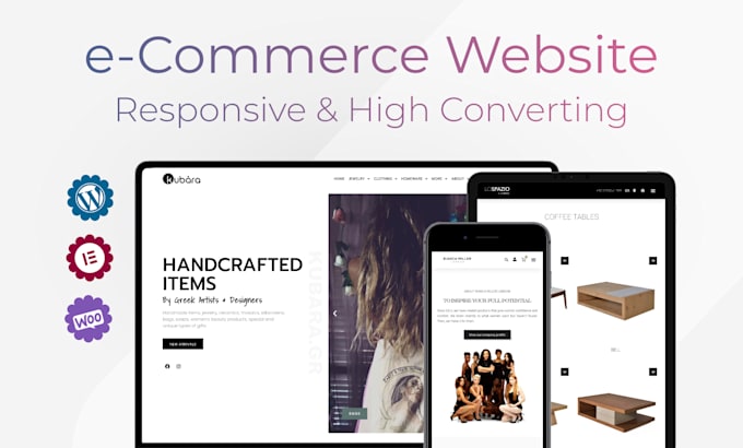 Create a modern ecommerce website in wordpress by Mobians | Fiverr