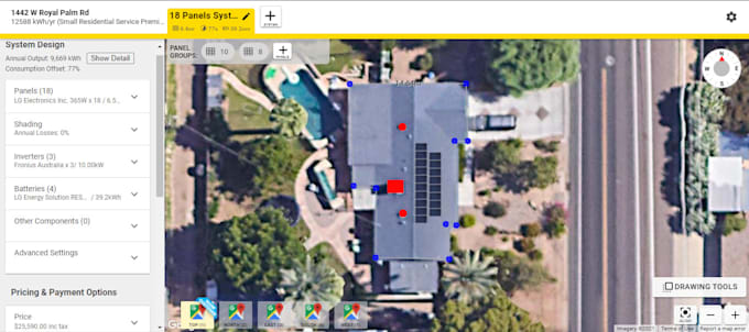 design solar pv system using opensolar