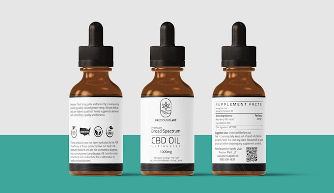 design cbd label, jar label, and cannabis label