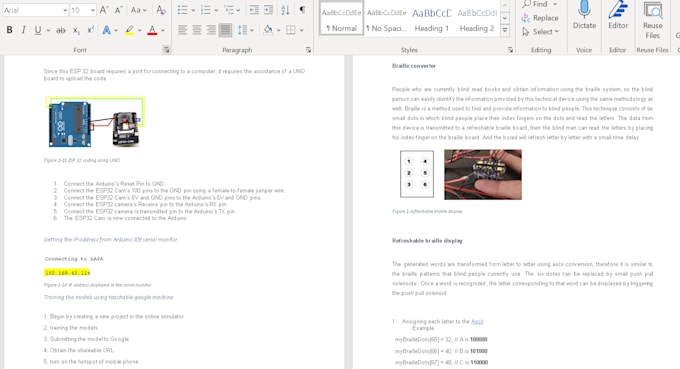 do technical report writing related to electrical and electronic
