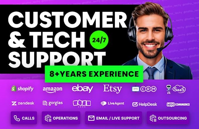 be your customer support, customer service representative